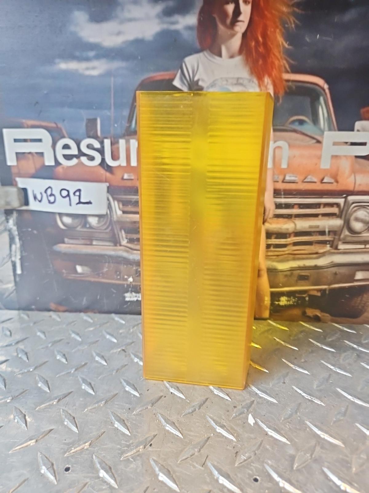 Whelen edge 9000 used 8" amber lens section