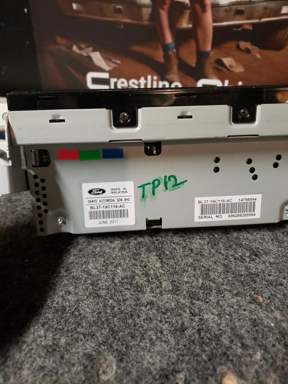 2011 Ford F150 Radio Display Screen. # BL3T-19C116-AC